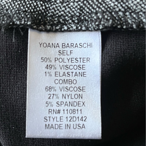 YOANA BARASCHI Maasai Dress Size small like new black and white - Picture 9 of 9